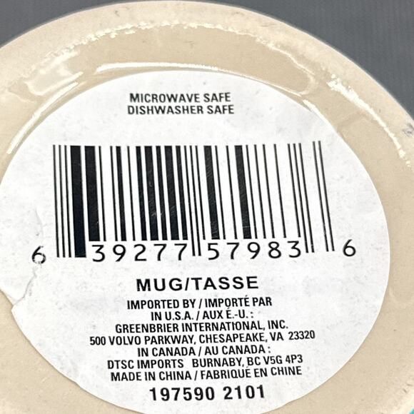 Royal Norfolk Turquoise Swirl Stoneware Coffee Tea Mugs Cabin Farmhouse MOD New - Picture 11 of 14